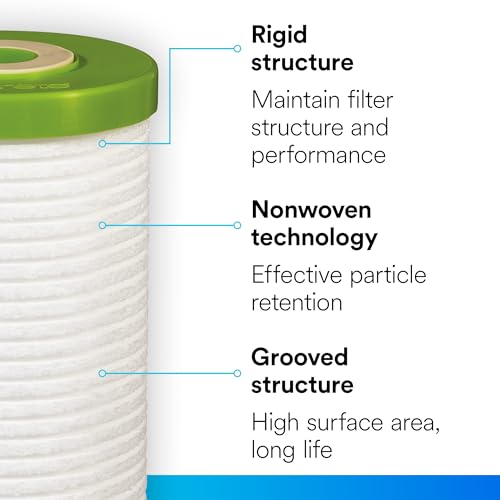 Filtrete Large Capacity Whole House Grooved Replacement Water Filter 4WH-HDGR-F01, 1-Pack, for use with 3WH-HD-S01 System - Image 5