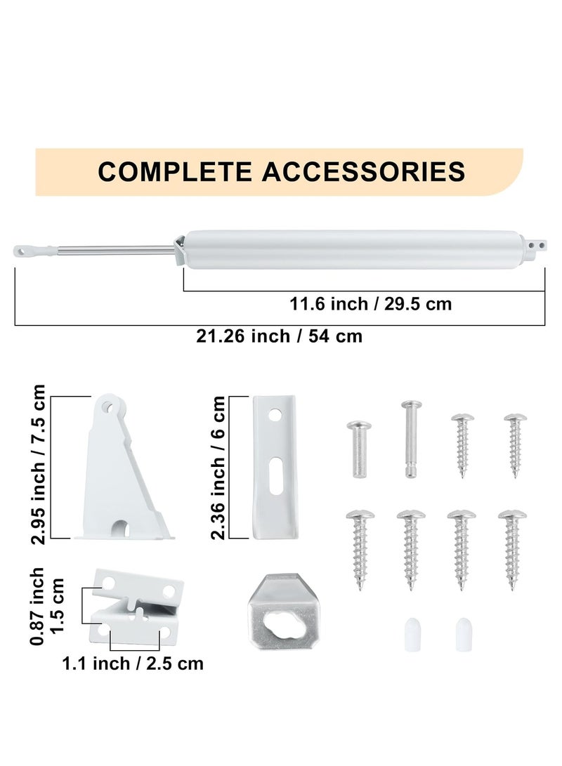Door Closer,White,Standard Duty Pneumatic Screen and Storm Door Closer - Image 3