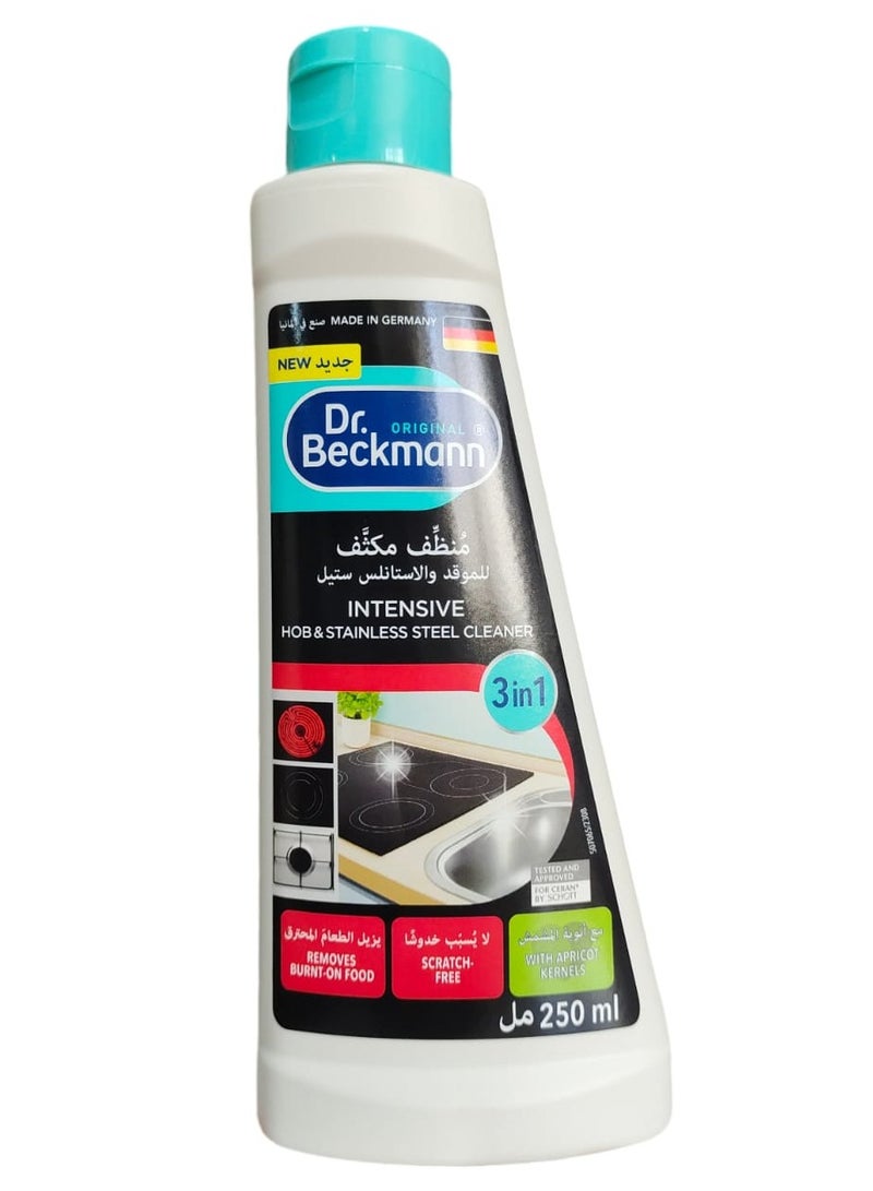 Dr. Beckmann Ceramic Gas and Halogen Hob Cleaner 250ml - Image 1