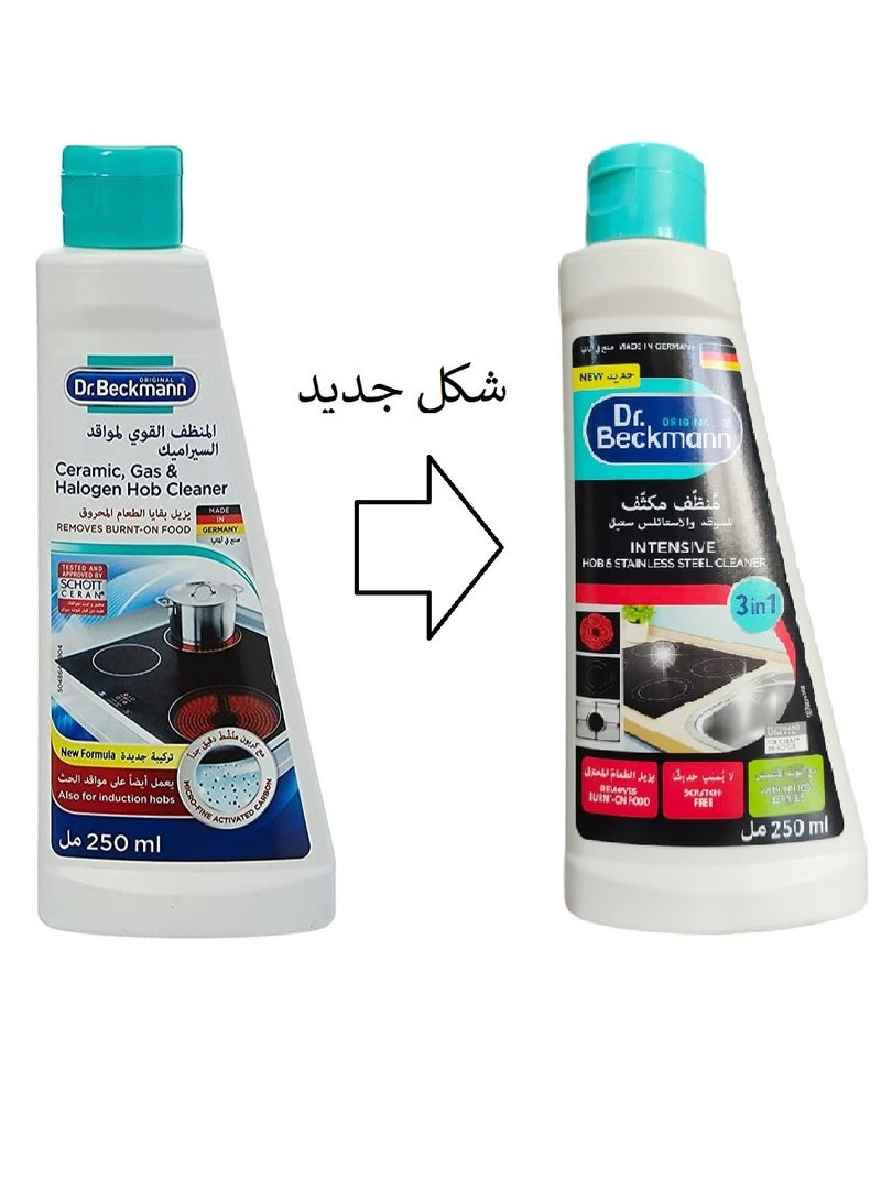 Dr. Beckmann Ceramic Gas and Halogen Hob Cleaner 250ml - Image 2