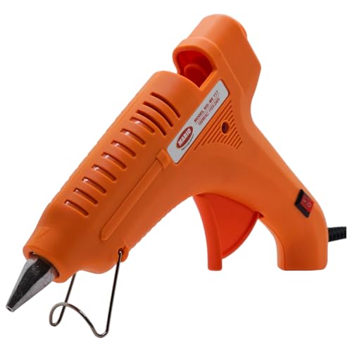 Mario ME-117, 100 Watt Professional Hot Melt Glue Gun For Crafting & DIY Purpose (Orange) + 5 Glue Sticks - Image 2