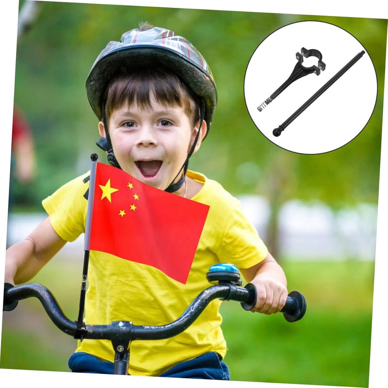 6Pcs Bike Flag Poles Handlebar Flag Holders for Outdoor Cycling Easy Install Flag Mounts for Enhanced Safety and Visibility Bicycle Accessories - Image 4