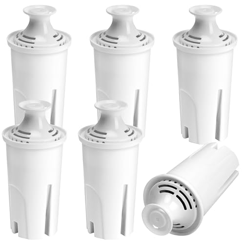 APPLIANCEMATES 6-Pack Replacement Filter for Brita Pitcher and Dispensers,Water Filters Compatible for Britta OB03, Classic 35557, Mavea 107007, Everyday, Marina, Grand, Lake and More - APPLIANCEMATES - Image 1