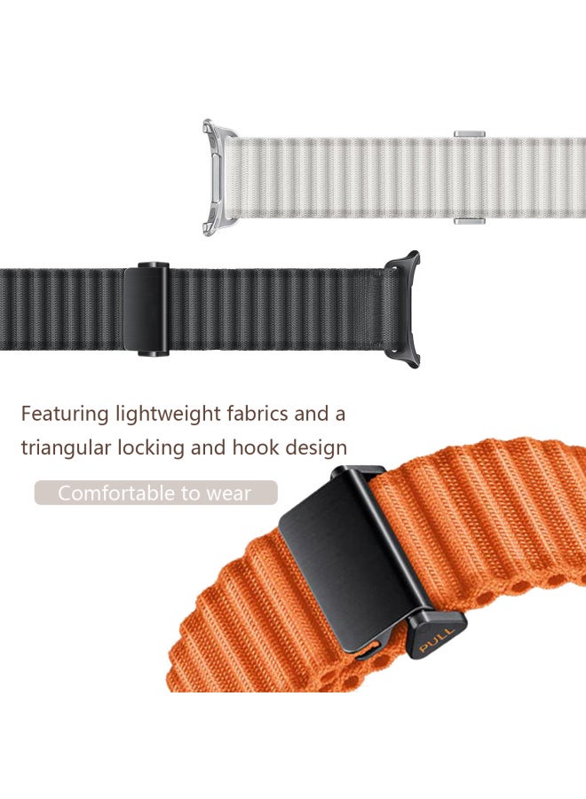 لساعة Samsung Galaxy Watch 7 Ultra Watch Band Trail حزام رياضي مموج عريض للطرق الوعرة - اللون: أخضر جيشي - المواصفات: Samsung Ultra - Image 3