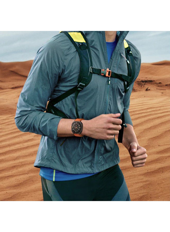 لساعة Samsung Galaxy Watch 7 Ultra Watch Band Trail حزام رياضي مموج عريض للطرق الوعرة - اللون: أخضر جيشي - المواصفات: Samsung Ultra - Image 5