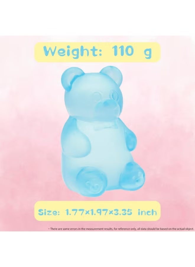 Needoh Gummy Bear Toy, Sugar Filled Squishy Toys for Kids Stress Relief - High Density Squeeze Balls for Students Calming - Fidget Squishy Toys for Anxiety Relief - Image 4