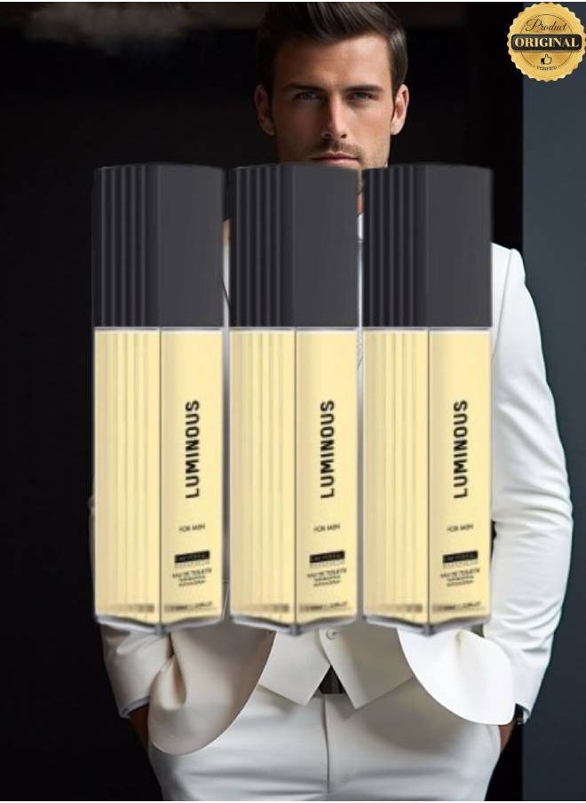 Uf 3 Pieces Luminous For Men Perfume EDT 100ML  - Image 1