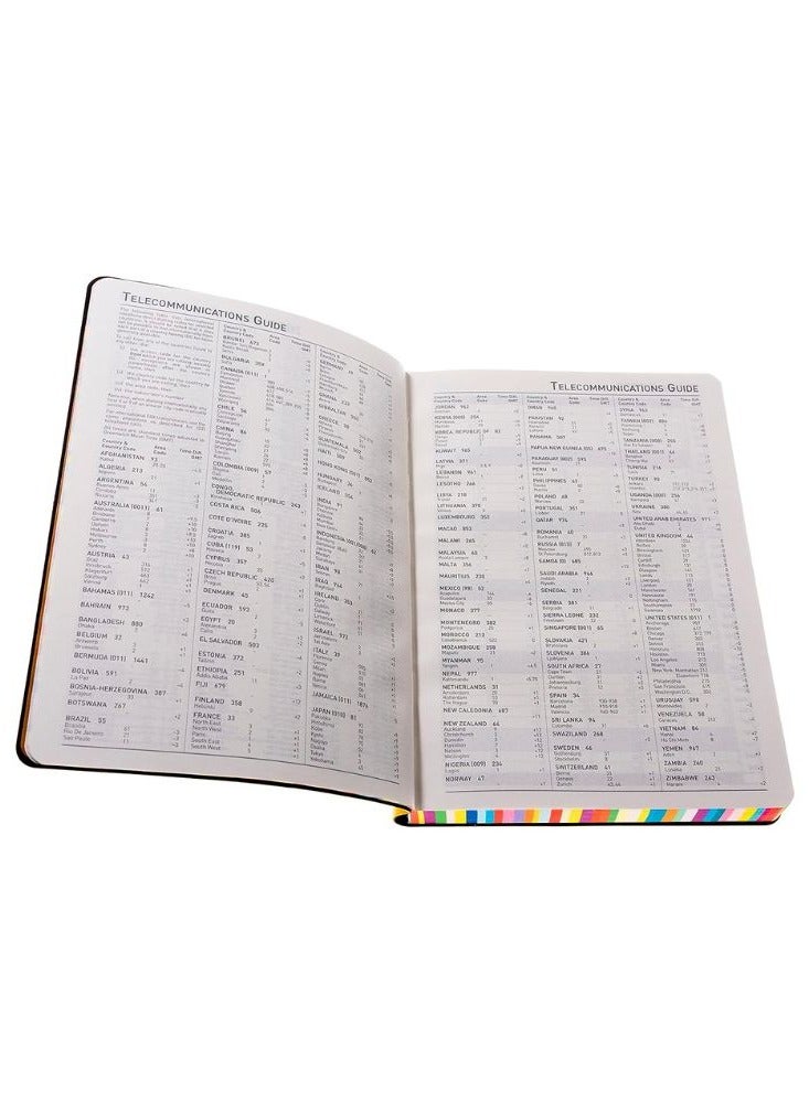 Collins Collins Edge Rainbow 2024 Diary A5 Day to Page Planner (with Appointments) - Lifestyle Planner and Organiser for Office, Work, Personal and Home - Daily - Light Blue - ED151.U57-24  - Image 5