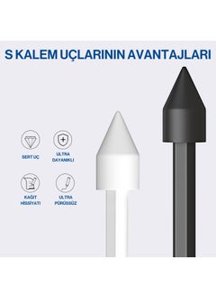 Techmaster Samsung Galaxy Tab S7/s9/s8+/s9 Ultra /NOTE10/NOTE10+/NOTE20 Compatible Pen Tip 5 Pack  - Image 2
