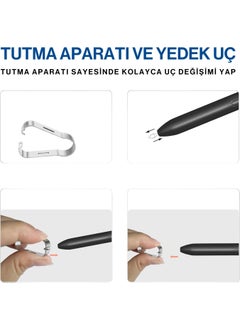 Techmaster Samsung Galaxy Tab S7/s9/s8+/s9 Ultra /NOTE10/NOTE10+/NOTE20 Compatible Pen Tip 5 Pack  - Image 3
