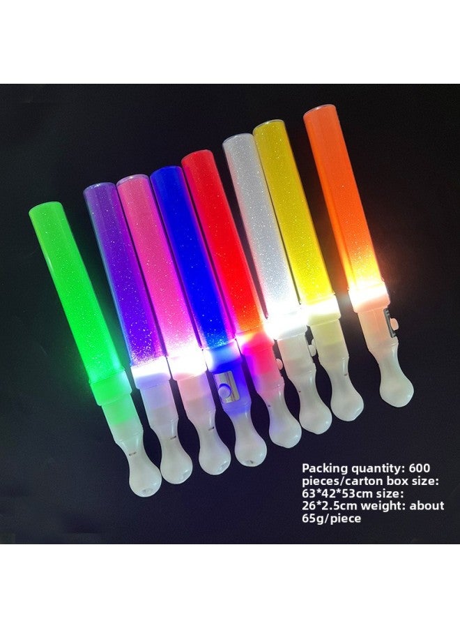 Short Five-pointed Star Love Flash Stick Luminous Stick Fluorescent Stick Wholesale Luminous Stick To Push Small Gifts Luminous Stall 