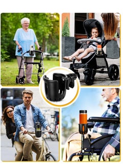 Daytoyz Universal Cup Holder Stroller Drink Holder for Bikes, Trolleys or Walkers, Fits Most Cups  - Image 3