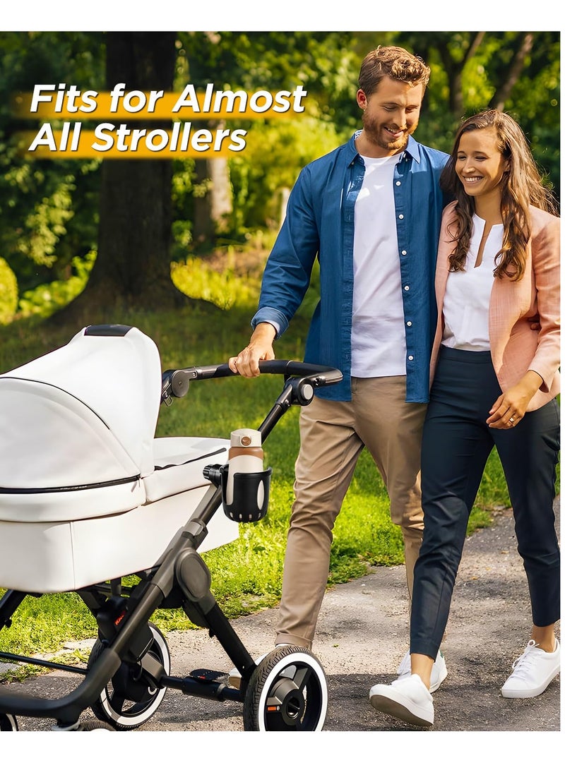Daytoyz Universal Cup Holder Stroller Drink Holder for Bikes, Trolleys or Walkers, Fits Most Cups - Image 5