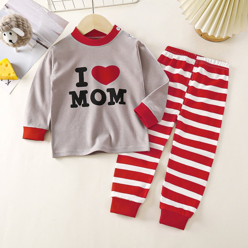 Children's Cotton Thermal Underwear Set – Cartoon Design for Infants and Toddlers - Image 4
