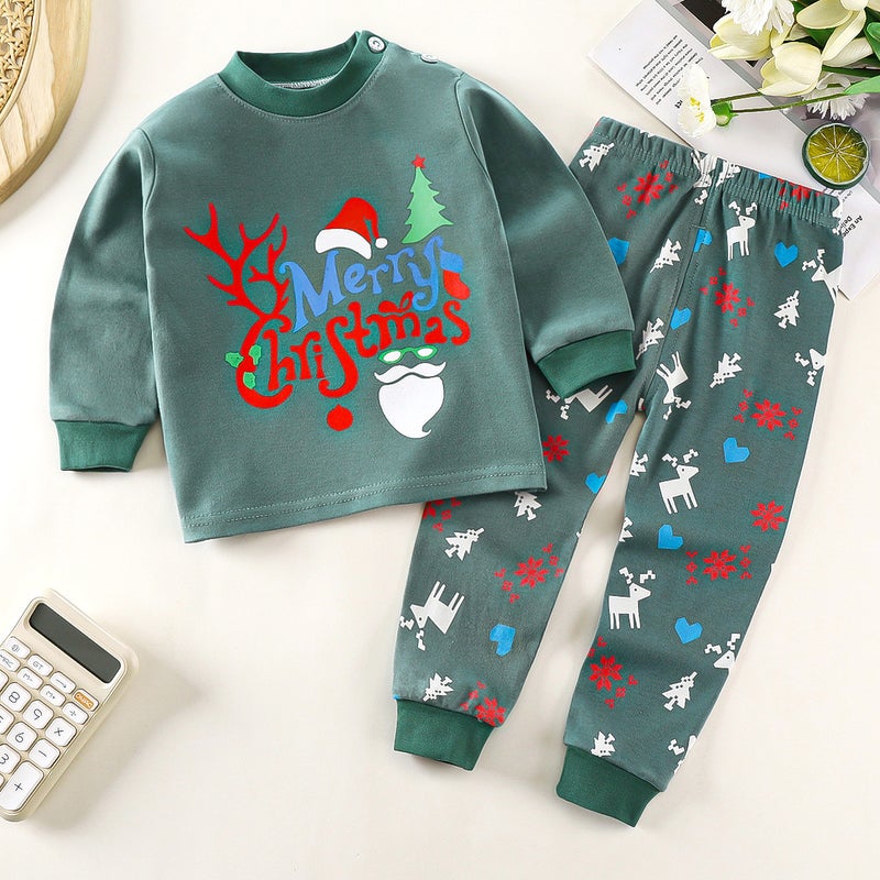 Children's Cotton Thermal Underwear Set – Cartoon Design for Infants and Toddlers - Image 5