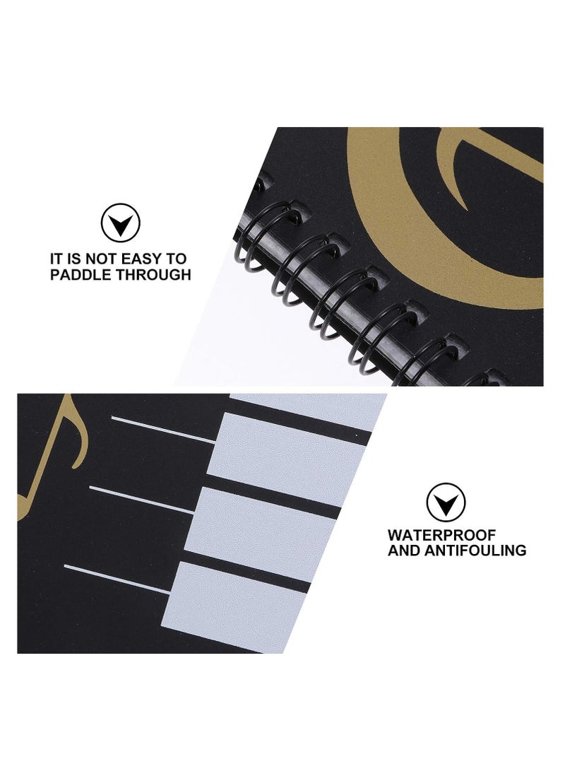 Sheet Music Folder Waterproof 20 s Spiral-Bound A4 Sheet Music Storage Paper Folder Sheet Music Folder Paper Documents Storage Folder for Musicians Student Documents Supply - Image 3
