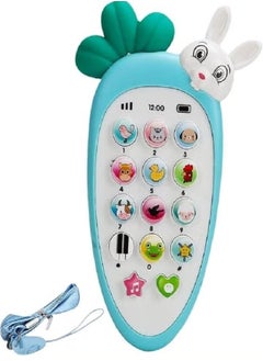 Kids Phone Toy - Music and Light (Carrot and Rabbit Design) - Blue. - pzsku/Z94AA8CAEB6EE85113C42Z/45/_/1732637211/34264e3a-d9af-4228-b948-dc8cf701840b