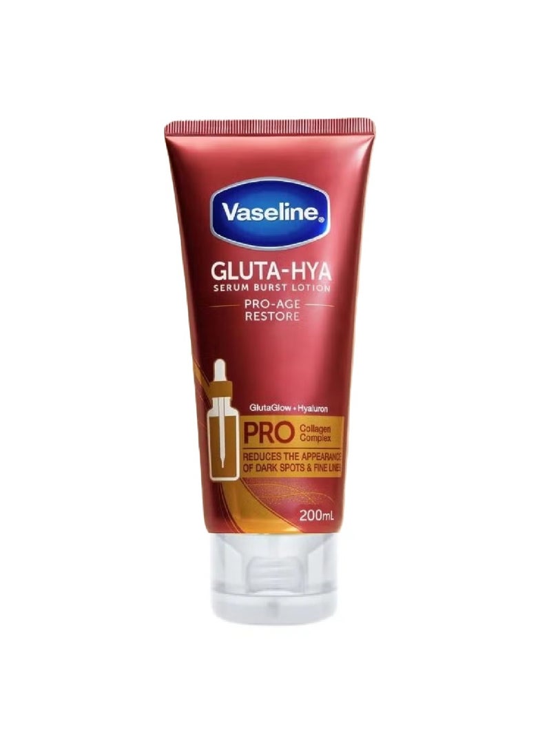 Vaseline Gluta-Hya Serum Burst Lotion PRO-AGE Restore - 200 ml - Image 1