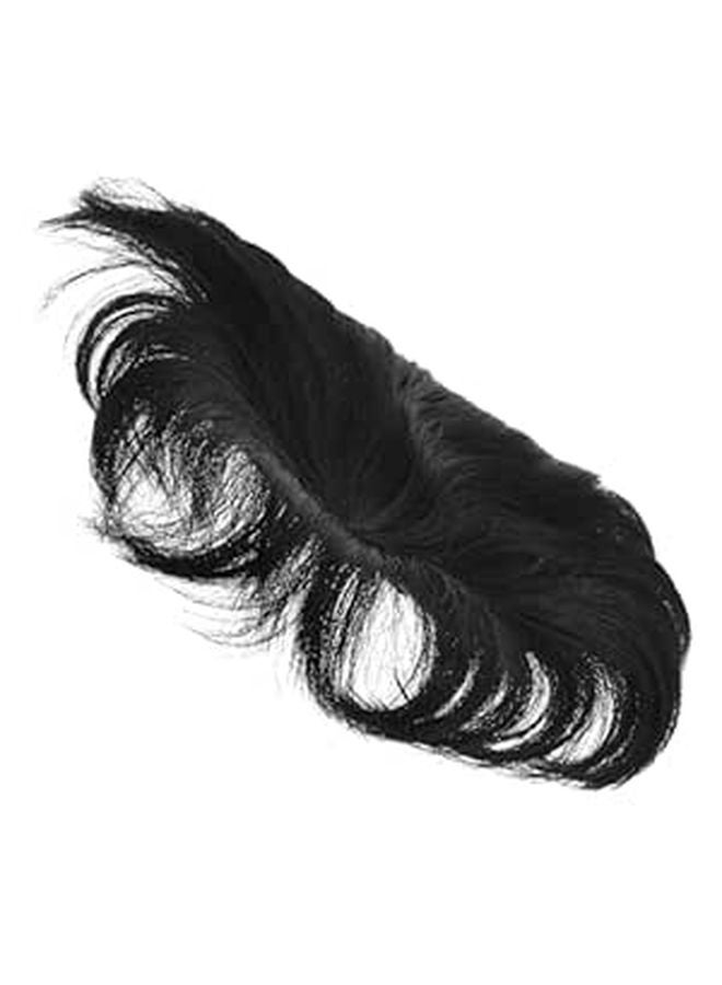 Men Synthetic Hairpiece For Hair Loss Layered Short Black Wig Lightweight Hair Replacement System - Image 1