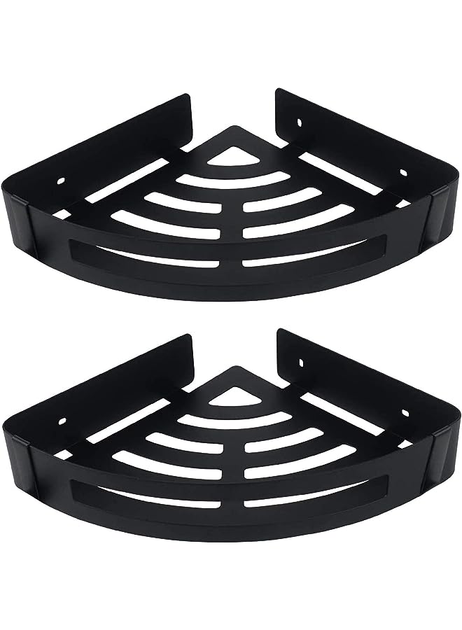 Raxoom Corner Shower Caddy,Adhesive Bathroom Stainless Steel,No Drilling Wall Mounted Shower Organizer,Shelves Floating Shelves for Kitchen,Bathroom Organizer - Image 1