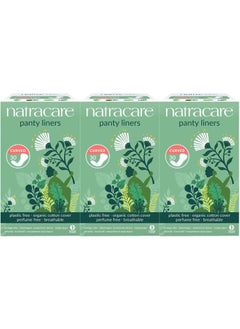 NATRACARE Panty Liners Curved 30ct - Panty Liner ( Pack of 3) 