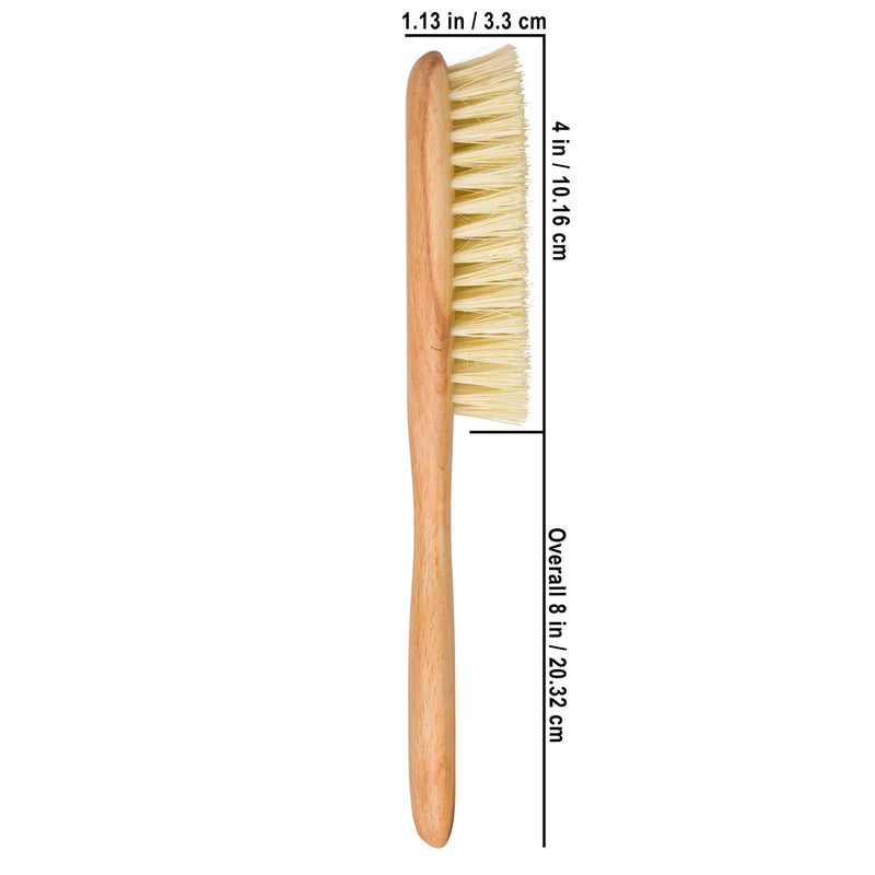 REDECKER Tampico Fiber Hairbrush with Oiled Beechwood Handle, 8 inches - Natural Bristle Hair Brush Vegan - Natural Fiber Hair Brush - Wooden Hairbrush Soft Bristles - Tampico Bristle HairBrush - Image 4