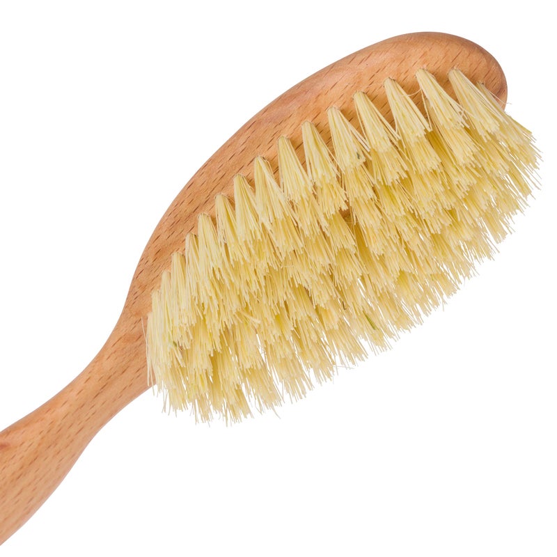 REDECKER Tampico Fiber Hairbrush with Oiled Beechwood Handle, 8 inches - Natural Bristle Hair Brush Vegan - Natural Fiber Hair Brush - Wooden Hairbrush Soft Bristles - Tampico Bristle HairBrush - Image 2