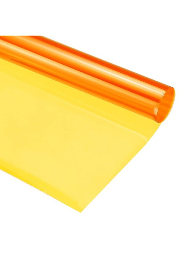 MECCANIXITY Lighting Gel Filter 15.7x19.7 Inch Orange 85A Color Correction Sheet for Photo Studio Red Head Light, Pack of 4 - Image 1