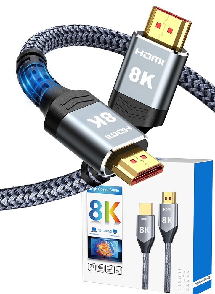 HDMI Cable 2.1 8K/60Hz TV PS5 Computer Host Projector Video Frequency connection high-definition cable  - Image 1