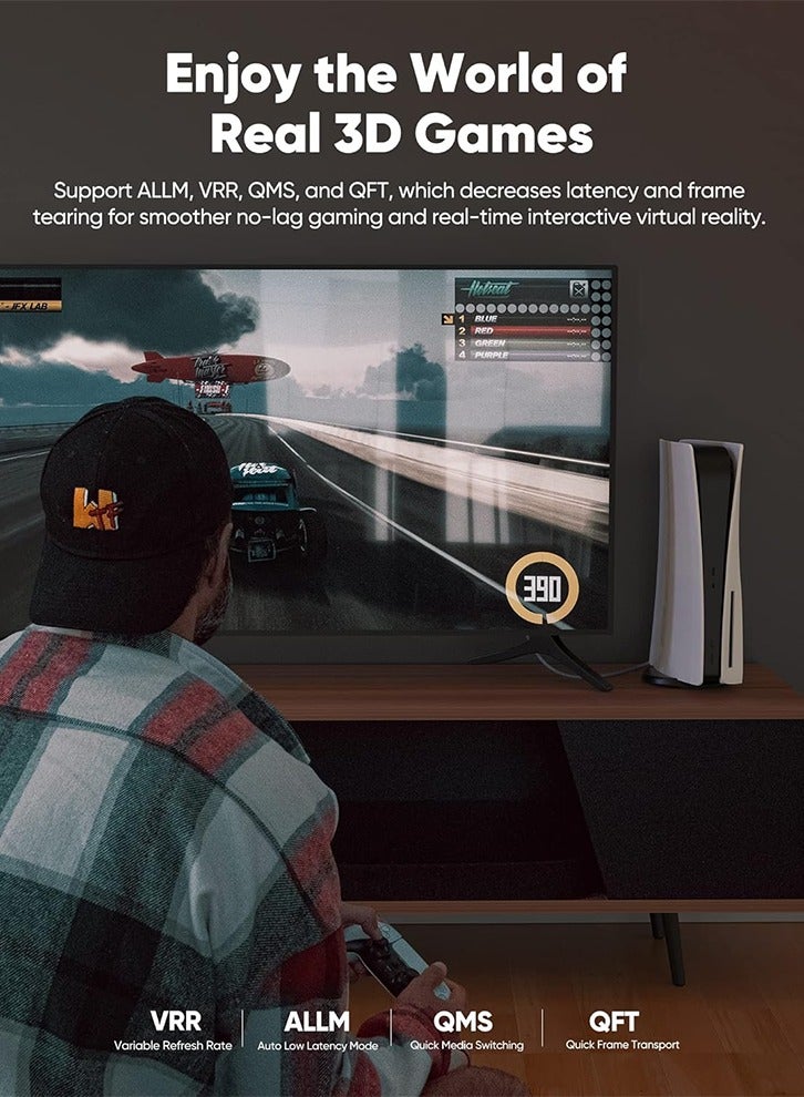 HDMI Cable 2.1 8K/60Hz TV PS5 Computer Host Projector Video Frequency connection high-definition cable  - Image 4