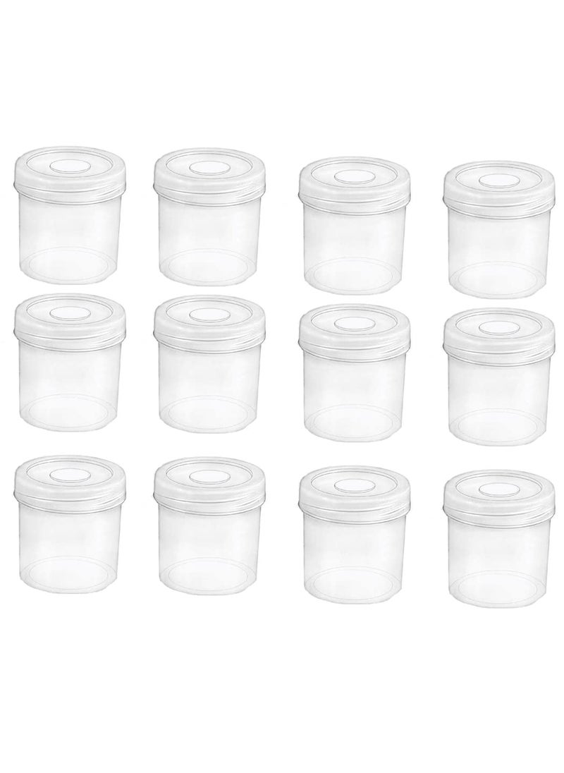 PMW pmw - Farmar 22 - Small Tiny Containers Plastic Clear Boxes with Screw lid 20 ml (Size : 4.2 cm X 5.2 cm) - Pack of 12  - Image 2