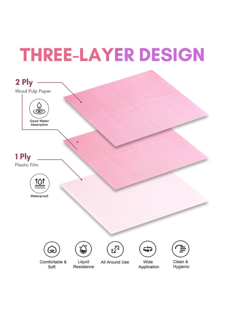 general Pink Fordable Nail Paper Towels for - Image 4