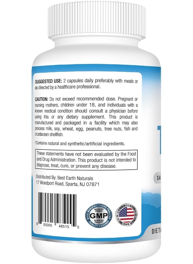 Thyroid Supplement To Promote Thyroid Function With Thyroid Support Vitamins, Vitamin B-12, Iodine, Magnesium, Zinc, Selenium, Manganese, L-Tyrosine, Bladderwrack, Cayenne, Kelp & More
