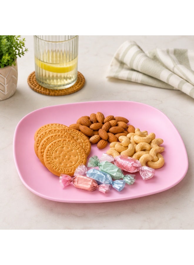 favilla Square plastic serving dish with a modern design, measuring 23 x 23 x 3 cm, multi-purpose – Code 1078 - Image 3