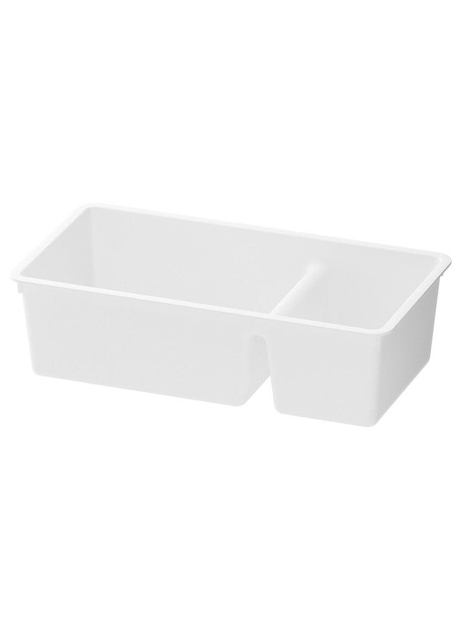 Jenifo BILLINGEN Drawer Insert, 33x17 cm (12 ¾x6 ¾) White - Compact Drawer Organizer for Kitchen, Office, and Small Items - Image 1