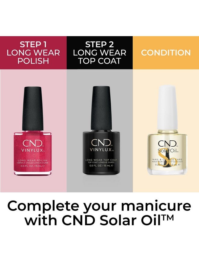 سي إن دي طلاء أظافر فينيلوكس لونج وير أحمر، لون مقاوم لللمعان والتقطيع، 0.5 أونصة سائلة - Image 5