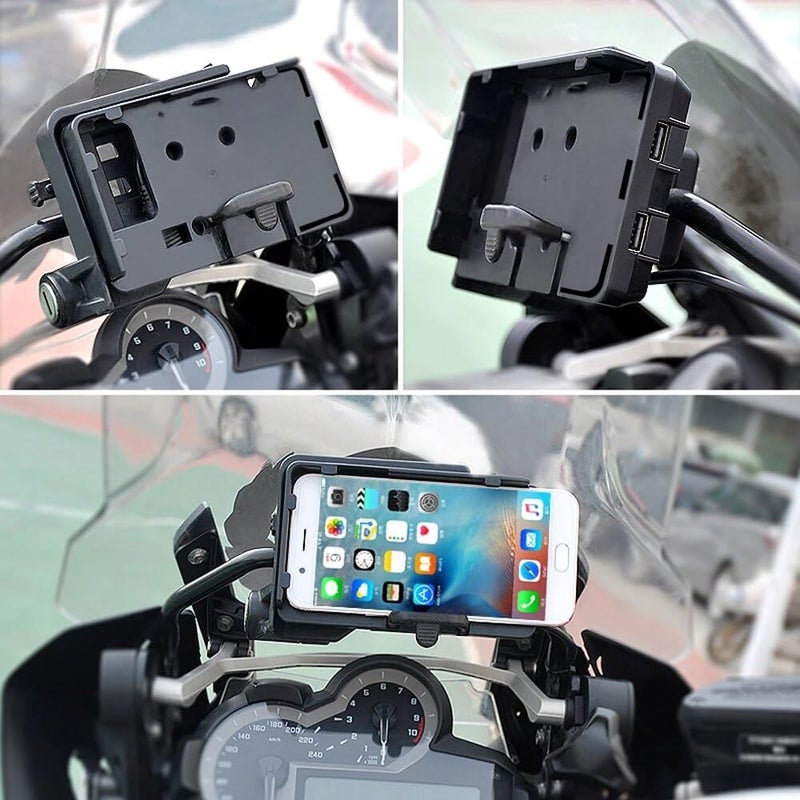 QASULER Motorcycle Phone Holder for BMW R1200GS & R1250GS - Image 2