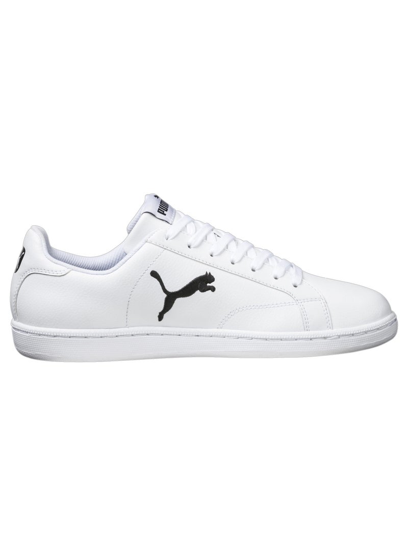 PUMA Smash Cat Unisex White Leather Trainers - Image 4