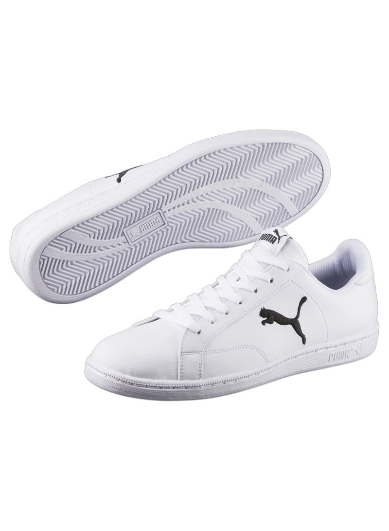 PUMA Smash Cat Unisex White Leather Trainers - Image 2