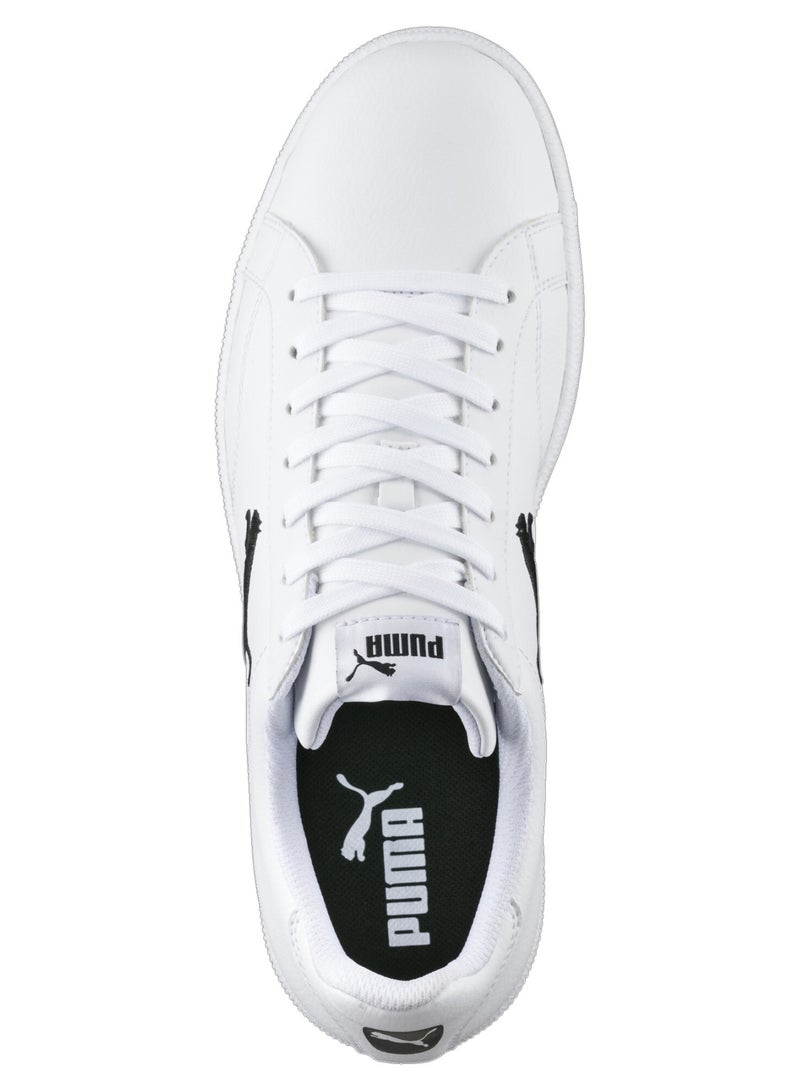 PUMA Smash Cat Unisex White Leather Trainers - Image 5
