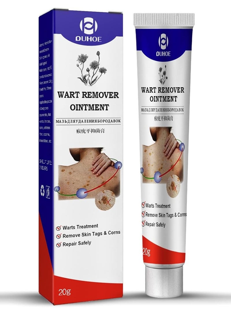 OUHOE Wart Remover Ointment, Warts Treatment, Remove Skin Tags & Corns Repair Safely, Effective Removal, Safe Painless Reliable, Easy for Home Use - Image 1