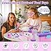 maysida Kids Tool Set 67 PCS Pink Kids Tool Box for Girls Electronic Toy DrillTape Measure Pretend Play Girls Toys Construction Tools Kit Belt Christmas Birthday Gift Ideas Toddler Tool Set Age 3 4 5 - Image 4