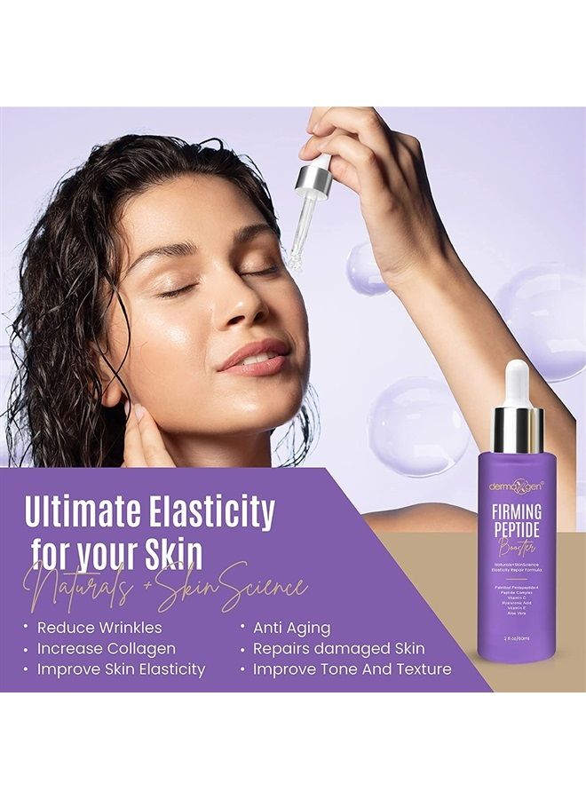 dermaxgen Peptide Complex Serum + MATRIXYL 3000 ORGANIC HYALURONIC - Powerful Triple Combination Serum Anti Aging & Wrinkles - Heals and Repairs Skin Set - 2 FL OZ - Image 1