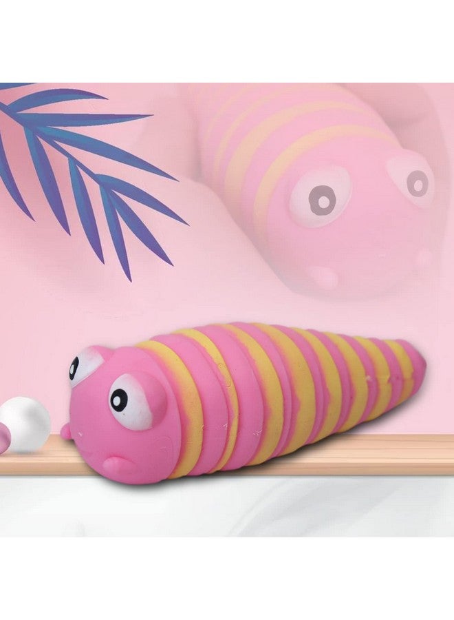Kabello Kabello Caterpillar Soft Toy Sensory Worm Toy Showpiece for Car 1 Pcs (Multicolor) - Image 3