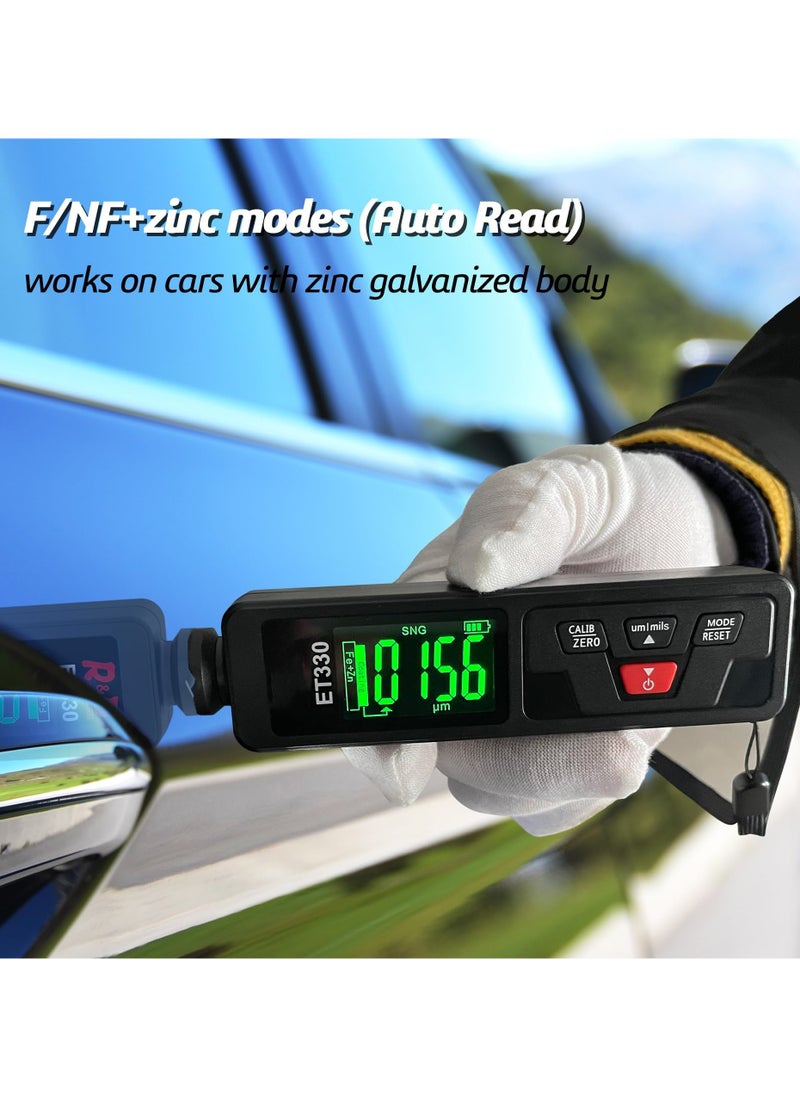 SYOSI Paint Thickness Gauge, Digital Car Coating Thickness Gauge Tester, Paint Mil Thickness Meter Gauge Check The Car’s Original Coating Auto Car Paint Meter  - Image 2