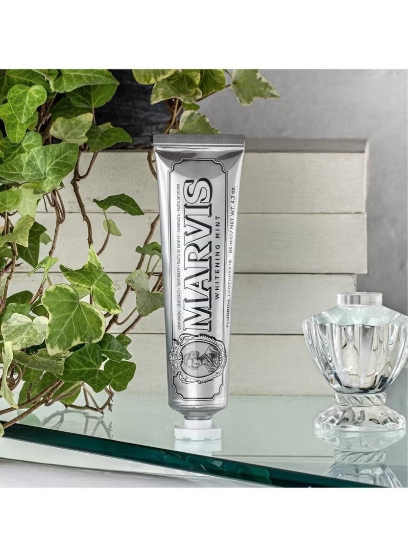 Marvis Whitening Mint Toothpaste - 85ml/4.4 oz Packed with Xylitol for Effective Teeth Whitening and Fresh Breath - Image 3
