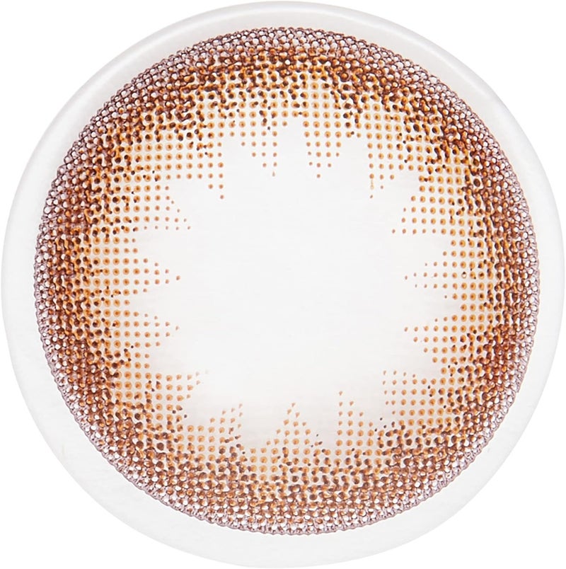 Layala by eyewa - Pack of 10 Dazzle Brown Daily Replacement Colored Contact Lenses - Image 2