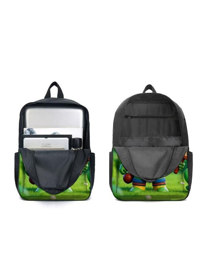 Cartoon three-piece schoolbag with zipper - 5