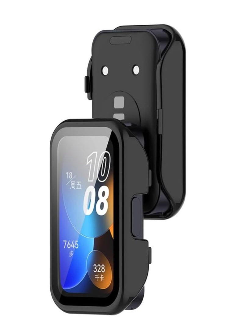 Case for Huawei Band 8 / Band 9, Hard PC Case with Screen Protector, Anti-Scratch, Anti-Dust, Cover for Huawei Band 8 / Band 9 - Black  - Image 3