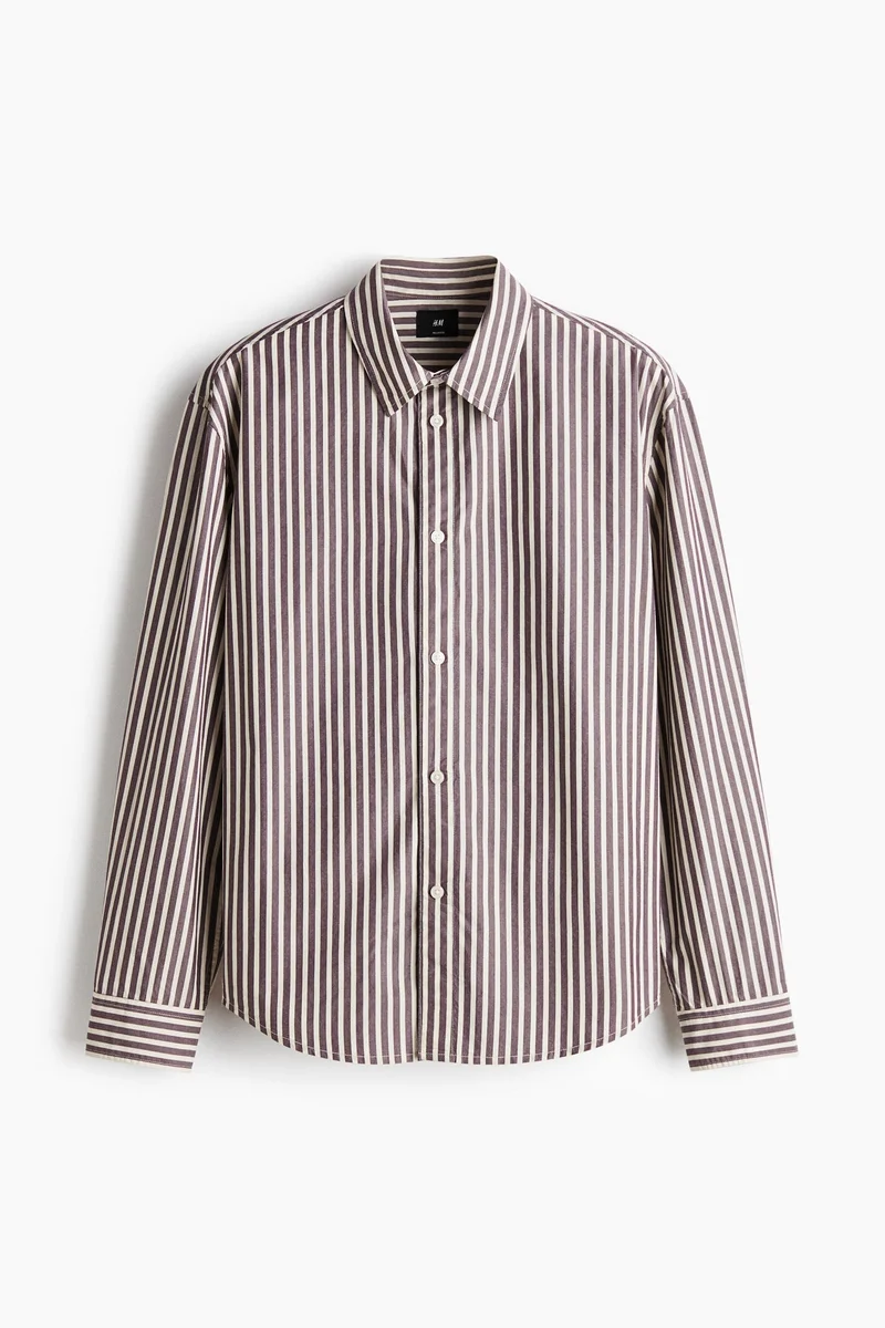 H&M  Relaxed Fit Cotton shirt for Men | Best Price UAE